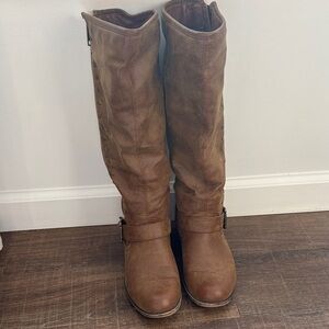 Brown Knee-High Women's Boots
